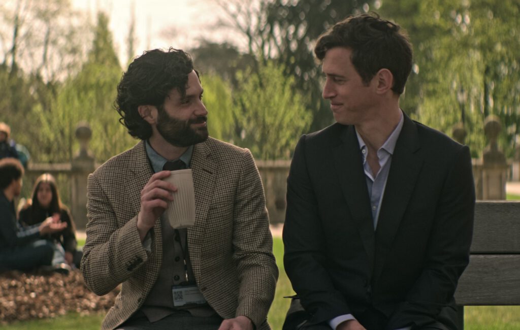 You - Joe (Penn Badgley) and Malcom (Stephen Hagan)